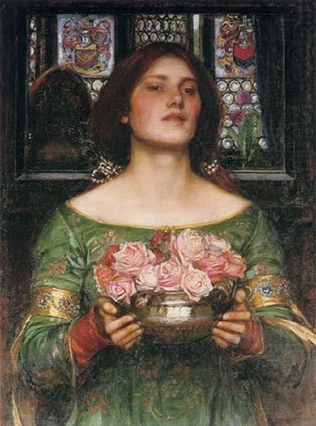 Gather Ye Rosebuds While Ye May..., John William Waterhouse